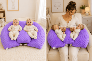DuoNestâ„¢ Luxe Twin Nursing & Support Pillow