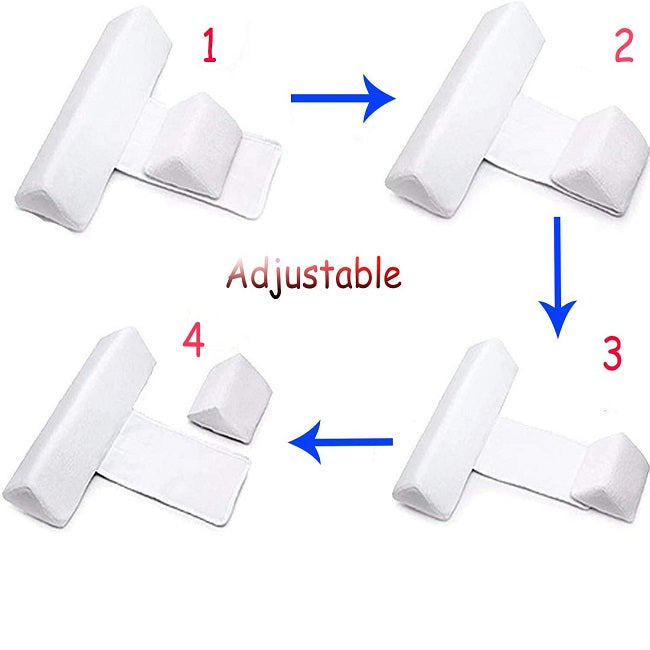 Anti-Roll Newborn Baby Side Sleeper Pillow Wedge with Removeable Cover