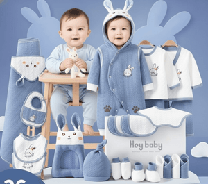 26-Piece Premium Cotton Newborn Baby Gift Set