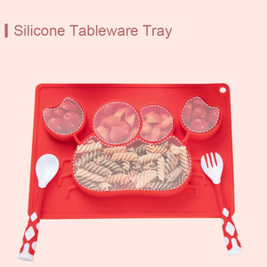 CuddleCritters™ Premium Baby Silicone Dining Set