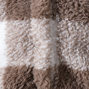 SnuggleCharm™ Premium Plaid Fleece Romper