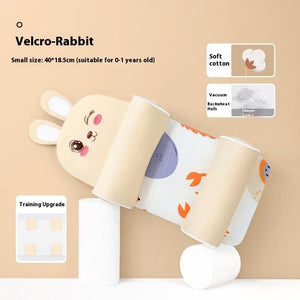 Velcro-Rabbit product with soft cotton and vacuum features on a beige background