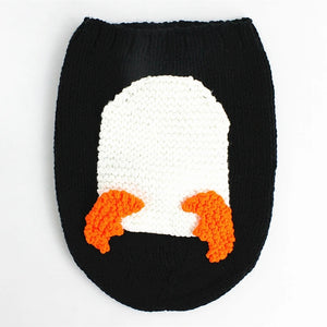 Crochet Baby Penguin Cocoon