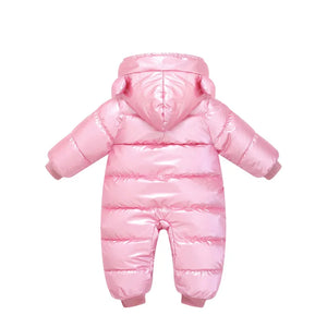 Newborn Baby Winter Waterproof Down Snowsuit