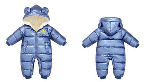 Newborn Baby Winter Waterproof Down Snowsuit