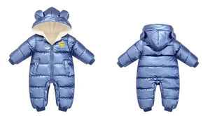 Newborn Baby Winter Waterproof Down Snowsuit