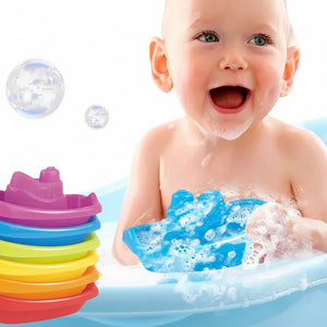 Colorful Stacking Cups - Bath Toy - Cuddle Baby