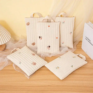 Cotton Diaper Storage Bag | Cuddle Baby