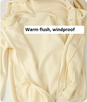 CuddleNest™ Cozy Babywearing Hoodie for Moms & Babies