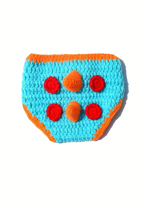 Adorable Newborn Dinosaur Crochet Outfit – Handmade Baby Photo Prop