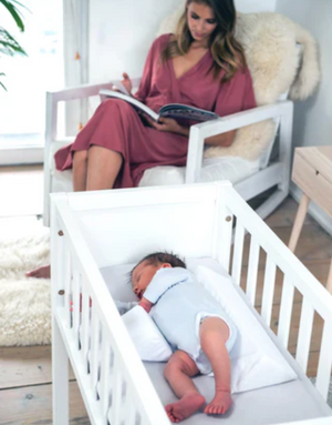 Anti-Roll Newborn Baby Side Sleeper Pillow Wedge with Removeable Cover