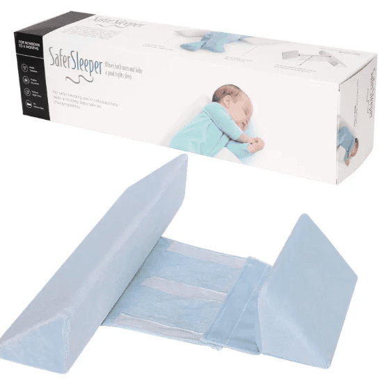 Newborn Baby Side Support Pillow Wedge with Removable Cover