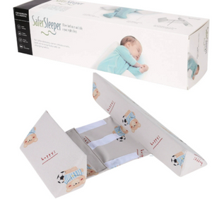 Anti-Roll Newborn Baby Side Sleeper Pillow Wedge with Removeable Cover
