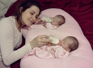 DuoNest™ Luxe Twin Nursing & Support Pillow