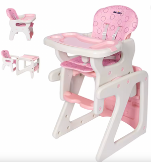 Infant-to-Toddler 3-in-1 Highchair Booster & Toddler Table Set
