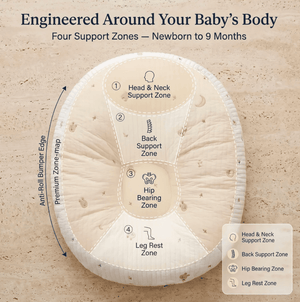 SnuggleNest™ Cozy Cotton Baby Lounger