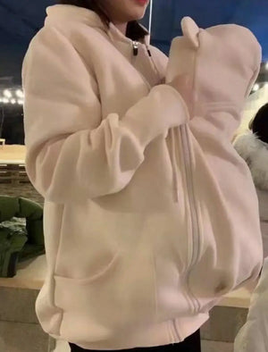 CuddleNestâ„¢ Cozy Babywearing Hoodie for Moms & Babies