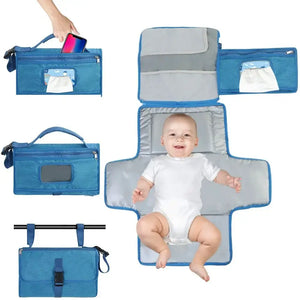 2 in 1 Portable Diaper Changing Pad - Cuddle Baby