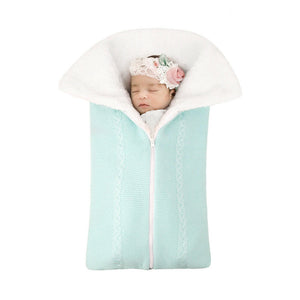 WarmWhisper™ Premium Knit Baby Sleeping Bag Blanket