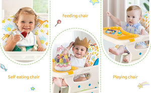 Infant-to-Toddler 3-in-1 Highchair Booster & Toddler Table Set