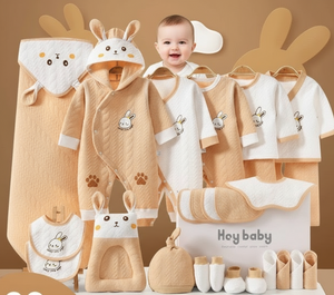 26-Piece Premium Cotton Newborn Baby Gift Set