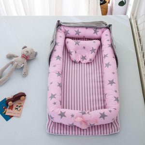 Portable Foldable Cotton Baby Crib Bed