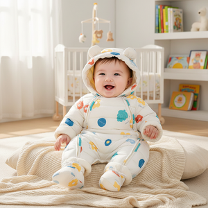 SnowSnuggle™ Baby Snowsuit with Matching Booties