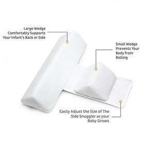 Anti-Roll Side Sleeper Newborn Baby Pillow