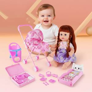 TenderPlay™ Deluxe Baby Doll Stroller & Accessories