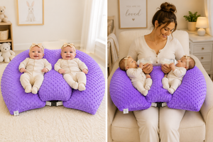 DuoNest™ Luxe Twin Nursing & Support Pillow