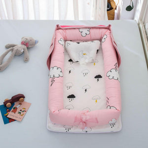 Portable Foldable Cotton Baby Crib Bed