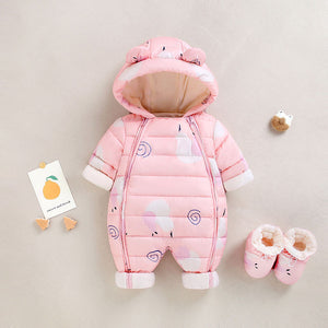 SnowSnuggle™ Baby Snowsuit with Matching Booties