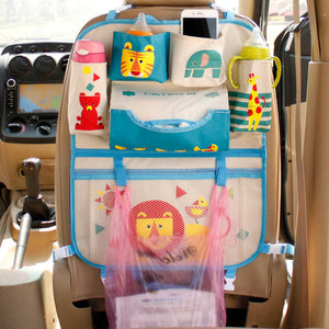 Deluxe Baby Car Seat Storage Bag - Diaper, Bottle, and Accessory Organizer.