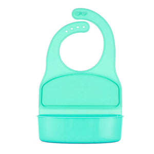 Waterproof Multifunctional Baby Bib - Doubles as a Food Plate.