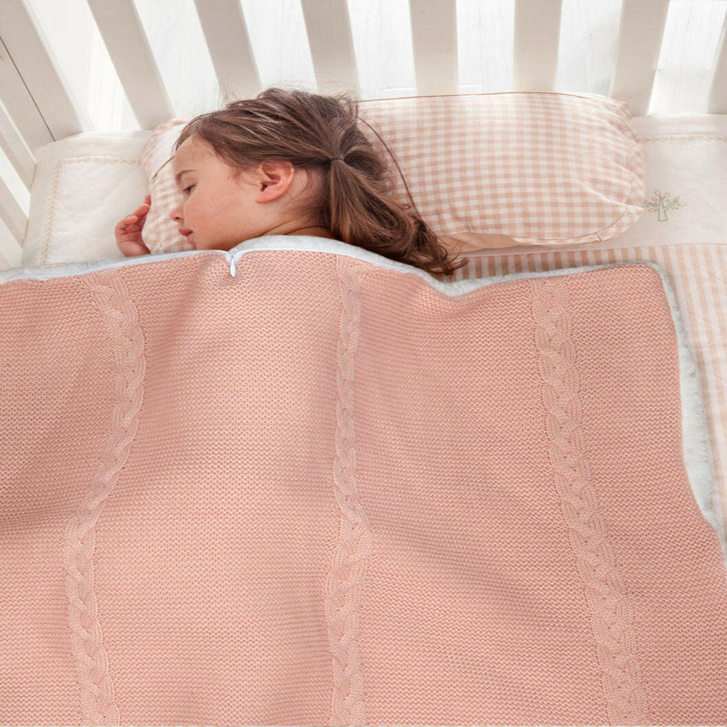 WarmWhisper™ Premium Knit Baby Sleeping Bag Blanket