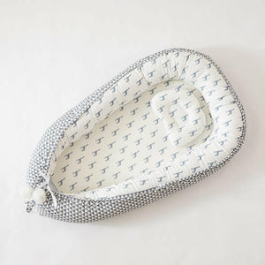 Portable Baby Lounger Nest with Head Pillow.