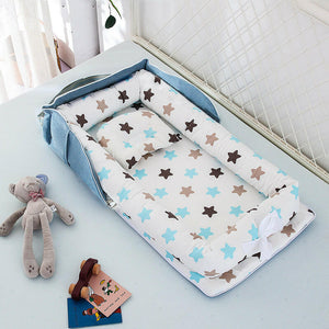 Portable Foldable Cotton Baby Crib Bed