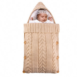 Cashmere Warm Baby Swaddle Sleeping Bag