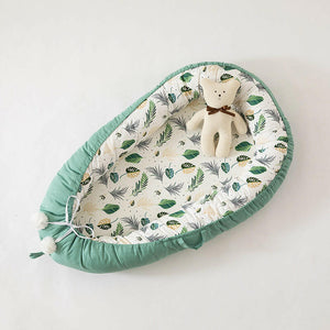 Portable Baby Lounger Nest with Head Pillow.