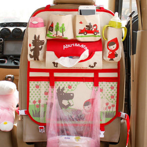 Deluxe Baby Car Seat Storage Bag - Diaper, Bottle, and Accessory Organizer.