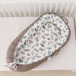 Portable Baby Lounger Nest with Head Pillow.