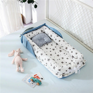 Portable Foldable Cotton Baby Crib Bed