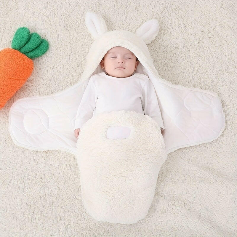 Ultra-Soft Wearable Baby Blanket Swaddle for Cozy Newborn Comfort