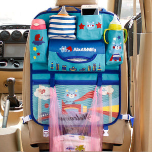 Deluxe Baby Car Seat Storage Bag - Diaper, Bottle, and Accessory Organizer.