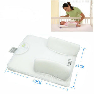 Newborn Infant Anti Roll Pillow Sleeping Positioning