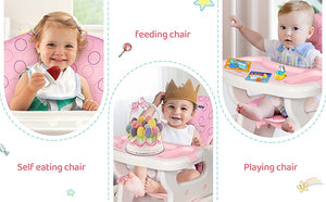 Infant-to-Toddler 3-in-1 Highchair Booster & Toddler Table Set