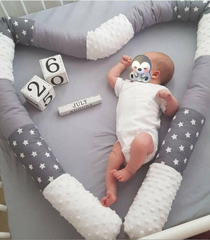 Multifunctional Baby Crib Bumper Huggable Pillow.