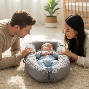 Premium Newborn Baby Lounger with Removable Cover