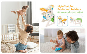 Infant-to-Toddler 3-in-1 Highchair Booster & Toddler Table Set