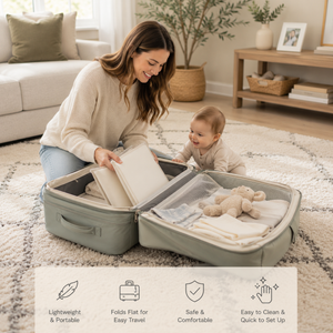 SplashNest™ Premium Foldable Baby Bathtub for Infants & Toddlers